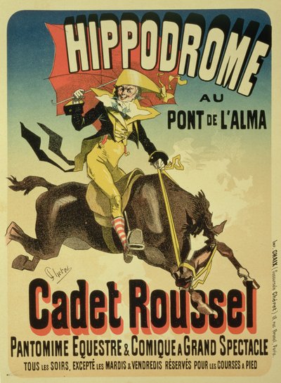 Reproduction of a poster advertising 